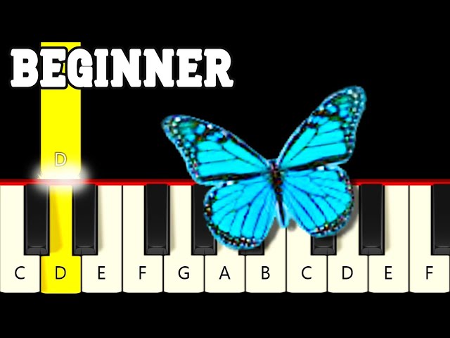 ​Golden hour - Intro - JVKE - Very Easy and Slow Piano tutorial - Beginner class=