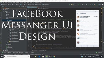 Facebook Messenger UI Design in Java