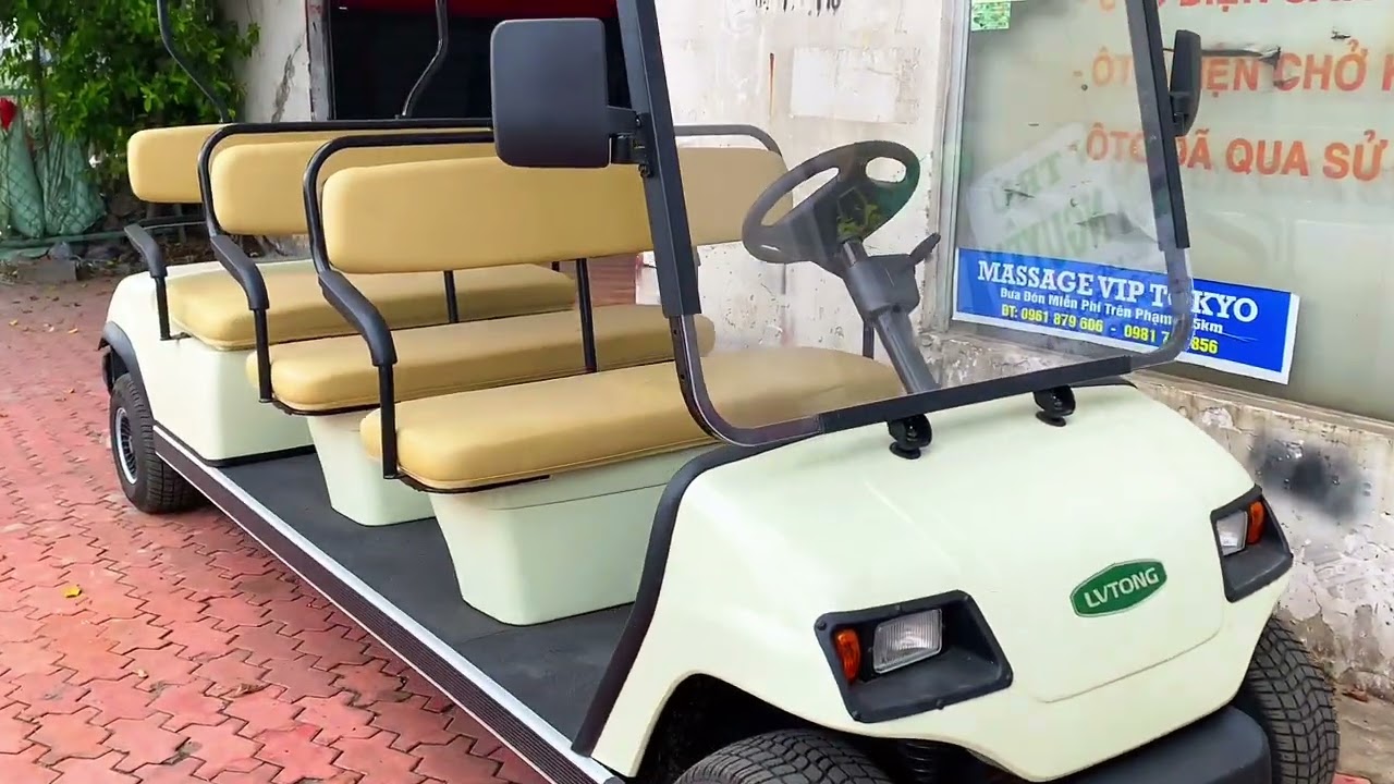 XE ĐIỆN DU LỊCH 6 CHỖ NGỒI THƯƠNG HIỆU LVTONG #Thegioiotodien #xediendulich #xediensangolf