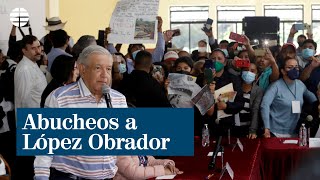 Abuchean al presidente mexicano López Obrador