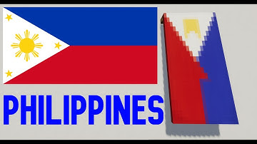 How to make the flag of the PHILIPPINES in Minecraft!