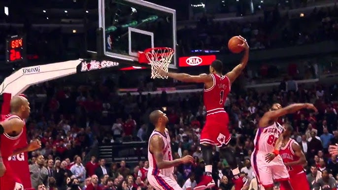 Reliving Derrick Rose's best dunk of his career: his two-handed smash over  Goran Dragic in 2010 - Sports Illustrated Chicago Bulls News, Analysis and  More