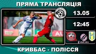 Кривбас - Полісся. Пряма трансляція. Футбол. УПЛ. 28 тур. Догравання. Аудіотрансляція. LIVE