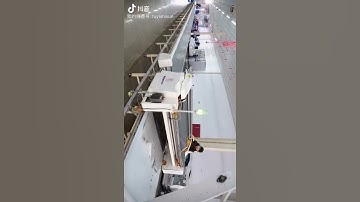 Richpeace Automatic Fabric Spreader Machine with Auto-Roll-Loader #shorts