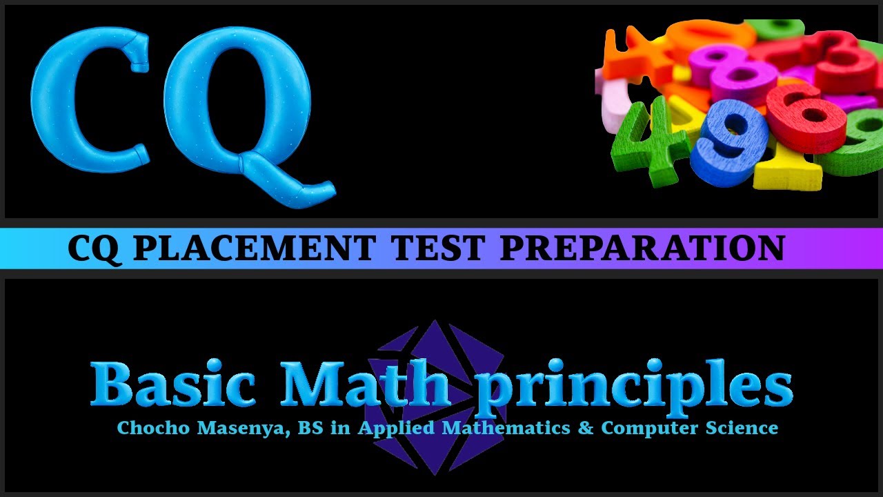 CQ Test Preparation: Functions, Graphs, and Equations (Chocho Masenya ...