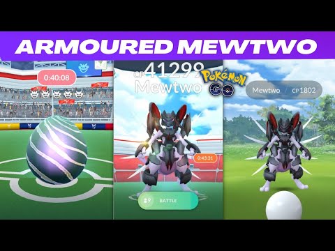 Armored Mewtwo Best Moveset⚔️ #mewtwo #armoredmewtwo #pokemongo #pokem