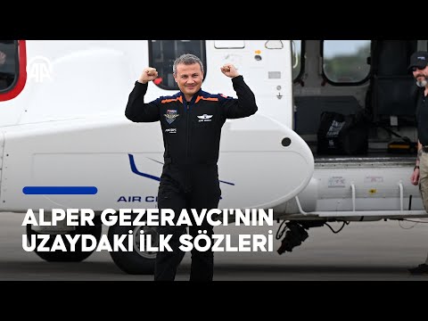 İlk Türk astronot Gezeravcı'nın uzaydaki ilk sözü "İstikbal göklerdedir" oldu