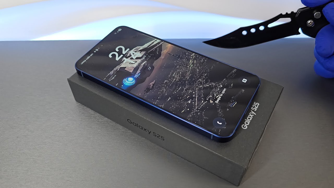 Samsung Galaxy S25 (Navy Blue) Camera Test and Unboxing - ASMR