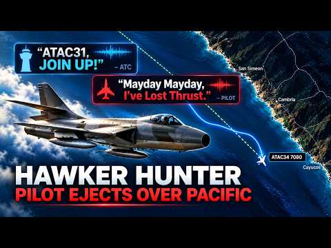 (BREAKING) “Mayday Mayday, I’ve Lost Thrust” — Hawker Hunter Pilot Ejects Over the Pacific