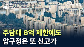 주택담보대출 6억 제한에도 압구정은 또 신고가 / 채널A / 뉴스A 라이브