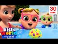 Учимся Плавать в Бассейне🏊‍♀️ | Нина и Нико – Little World Русский