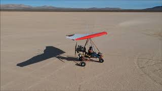 Very FIRST flight of my Airborne Outback Trike!