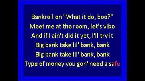 Big Bank - YG (Karaoke) (feat. 2 Chainz, Big Sean, & Nicki Minaj)