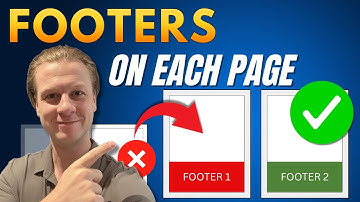 How to Put Different Footers on Each Page in Word
