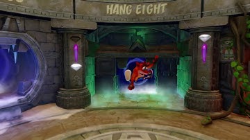 Crash Bandicoot 2 Cortex Strikes Back Walkthrough Warp Room 1 Hang Eight Gem