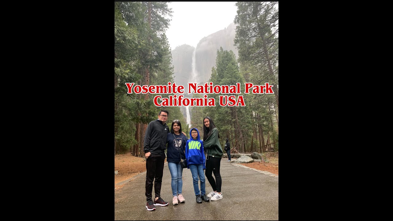 The Marcoses Travel Yosemite adventure.