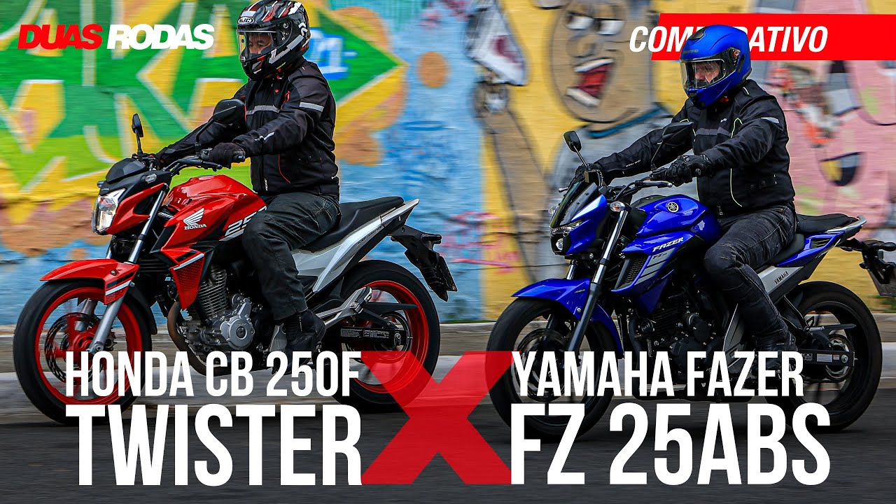 DUELO NA PISTA E NAS RUAS COM HONDA TWISTER E YAMAHA FAZER: ACELERAÇÃO, VOLTA RÁPIDA, FRENAGEM.