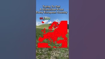 Trying To Get A Subscriber From Every Country In Europe #map #europe #mapping #enfemapping