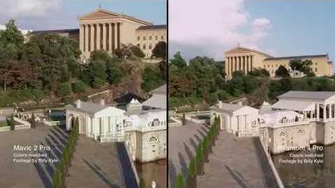 Mavic 2 Pro vs. Phantom 4 Pro (matched)