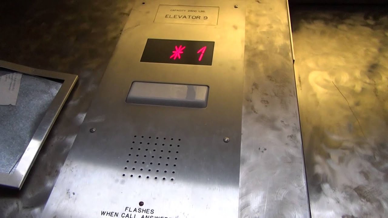 Schindler Hydraulic Glass Elevator Macy's Parking Garage Woodfield