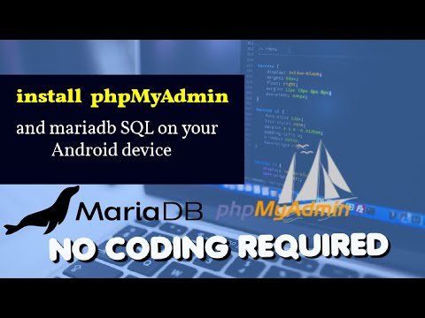 install phpMyAdmin, mariadb mysql on Android device | no coding required | learn php | VG Tech