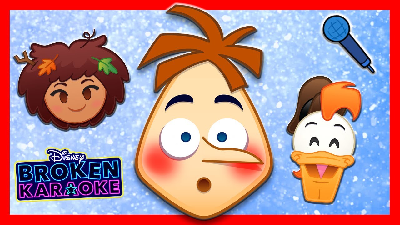 Doof’s Christmas Song FAIL!  Emoji Lyric Video  Broken Karaoke  Disney Channel Animation