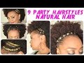 9 FESTIVAL / HOLIDAY / PARTY HAIRSTYLES FOR NATURAL HAIR ft. HAIR JEWELS | THE CURLY CLOSET