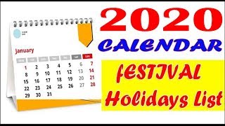 2020 calendar with holidays screenshot 3