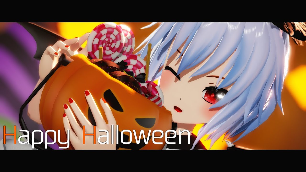 【東方MMD】Happy Halloween｜黒レミリア