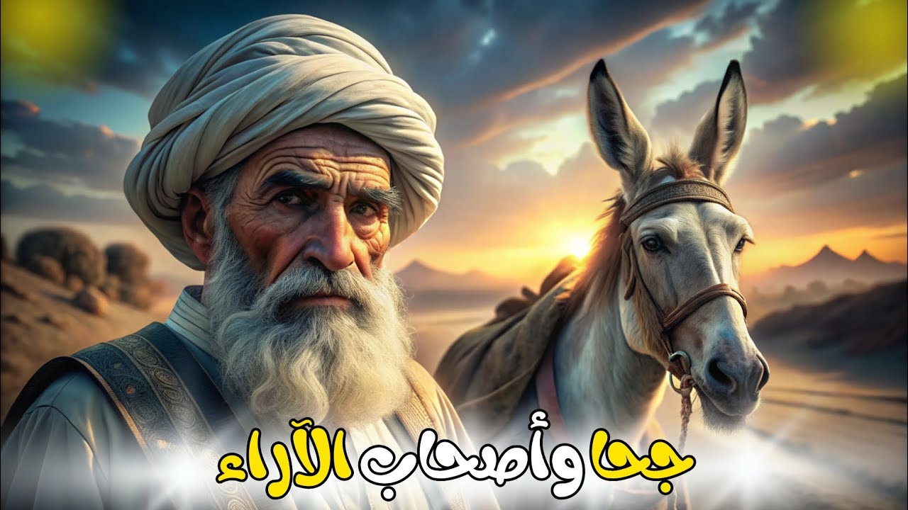 جحا وأصحاب الآراء  كل شخص له رأي مختلف والنهاية كانت درسًا لا يُنسى