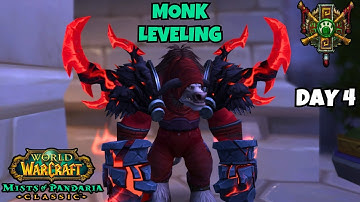 World of Warcraft: Mists of Pandaria Classic Monk Leveling🐼Day 4