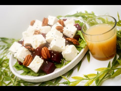 Vidéo: Salade De Betteraves Au Four Avec Fromage Feta