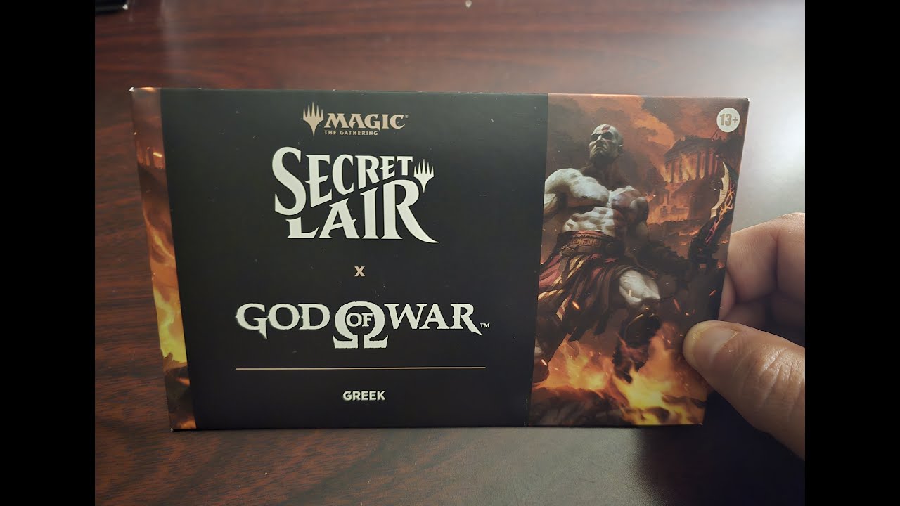 ASMR| UNBOXING MAGIC: THE GATHERING SECRET LAIR GOD OF WAR GREEK