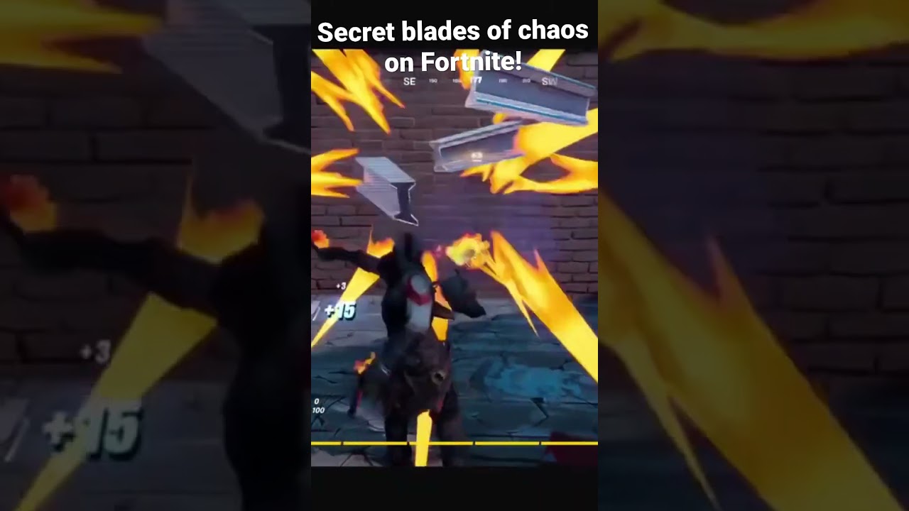 Blades of chaos on fortnite no cap YouTube