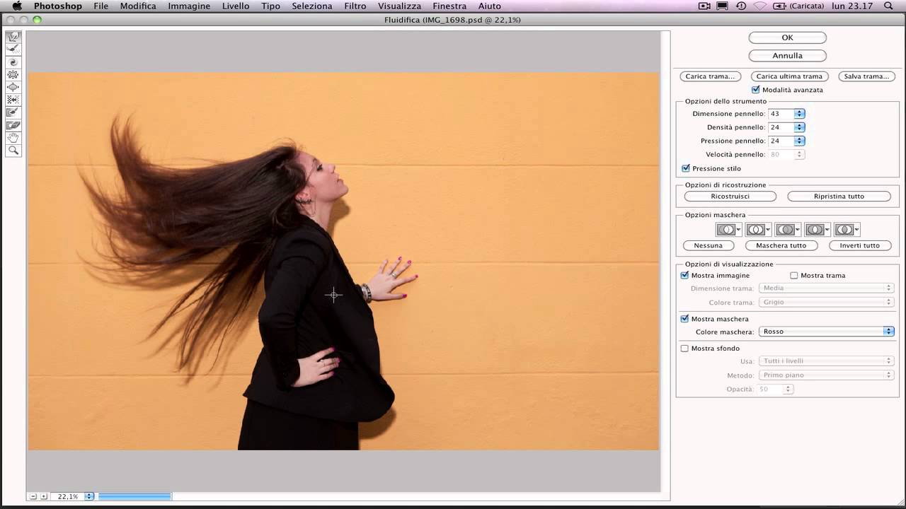 Photoshop Tutorial Creativisti 005 Filtro Fluidifica Youtube