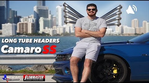 TEXAS SPEED LONG TUBE HEADERS ON MY CAMARO SS! | BUSTED BY THE COPS!!