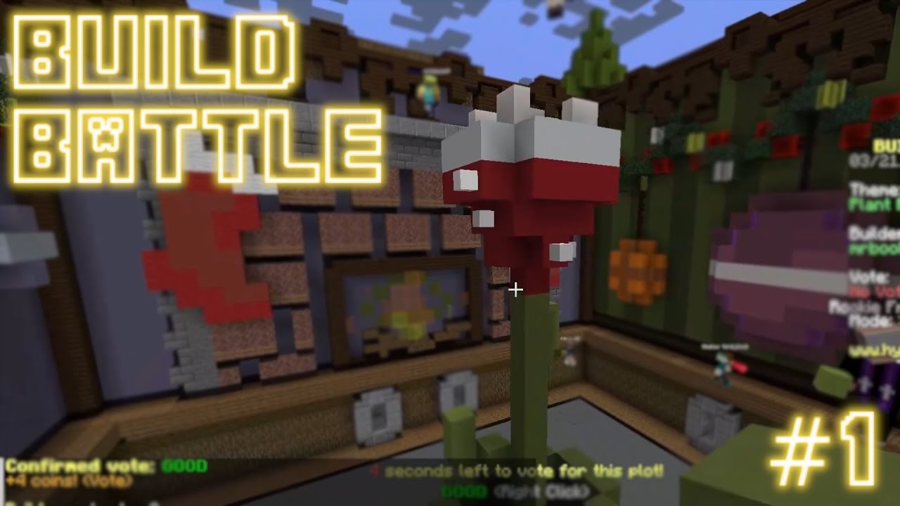 Primer contacto con BUILD BATTLE en MINECRAFT! #1 - YouTube