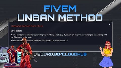 How to unban fivem, Fivem cfx unban, Tx/Anticheats Unban, discord.gg/cloudhub