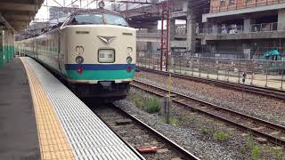 485系ニイT-13編成回送列車 新潟駅発車