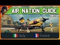 Air nations in war thunder explained part 4  italy  france  war thunder plane countries guide