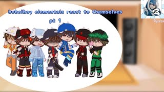 ☆•boboiboy elementals react to themselves•☆ | short | siblings au (no ships)