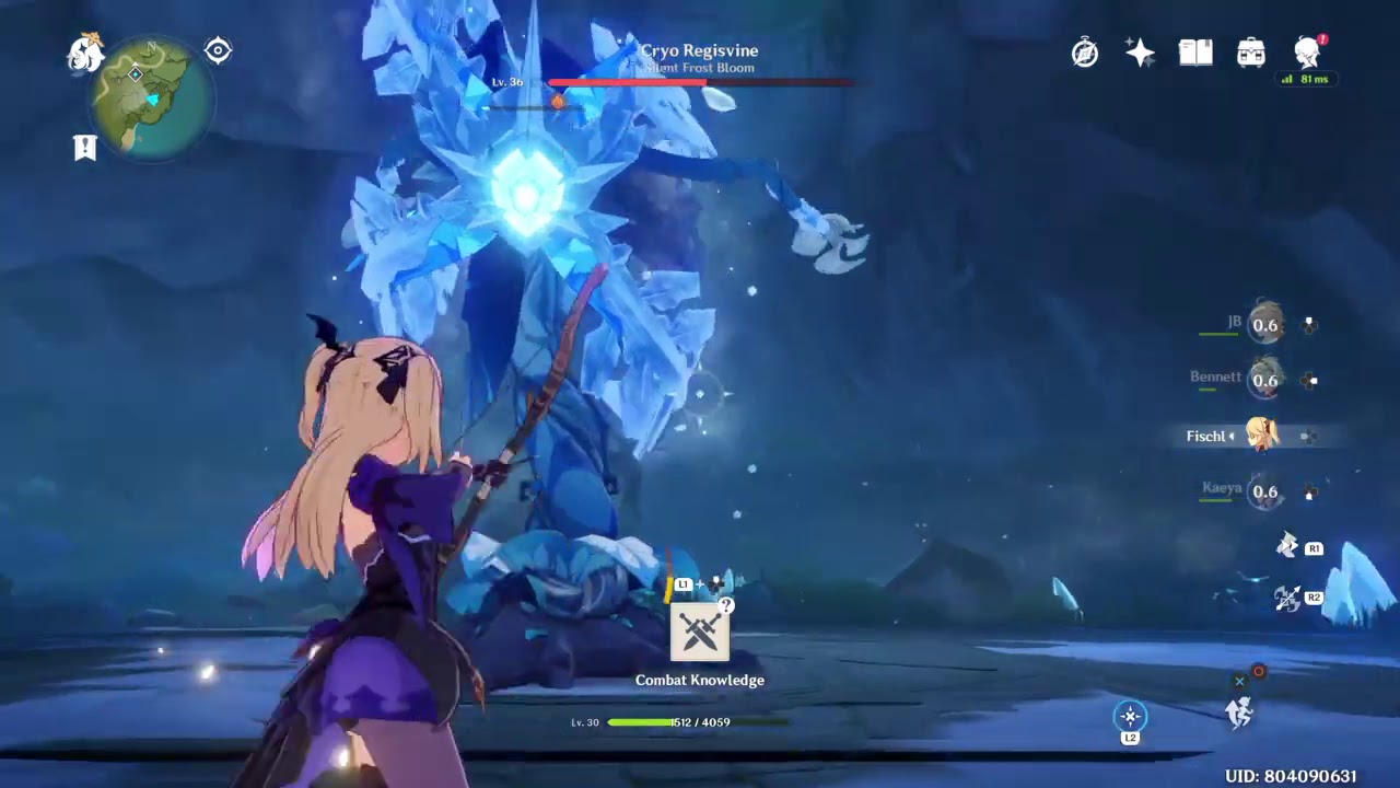 Genshin Impact Giant frozen plant YouTube