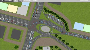Roundabout   Simulation   AnyLogic Personal Learning Edition 2020 06 21 12 06 03