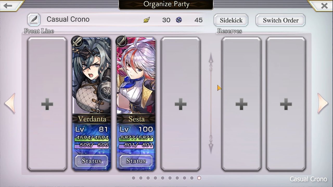 Casual Crono Compares Verdanta to Sesta