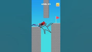 Draw Bridge Puzzle Game Level 211 #shorts
