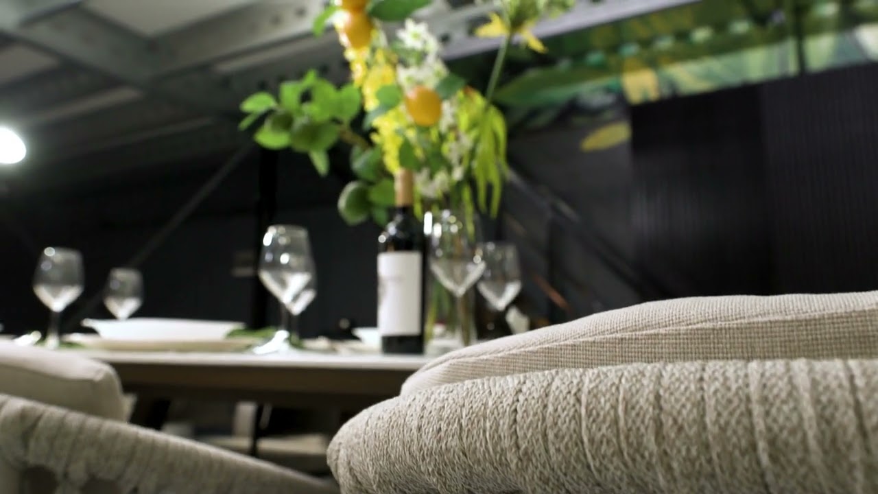 Garden@rt - Mobilier outdoor cu accente gri și ivory