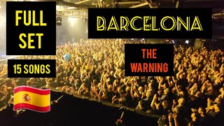 BARCELONA @TheWarning Full Set - 15 songs - April 8th, 2024 #livemusic #concert #fyp #martintw