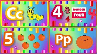 ABC Phonics for Toddlers! A for Apple Alphabet Song | Learn Colors & Phonics Sounds | 310