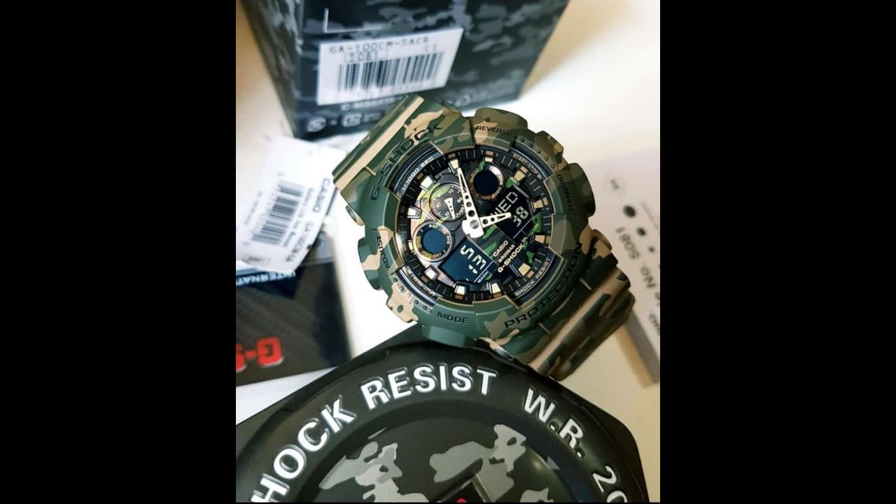 GA100CM 5a Casio G Shock - YouTube