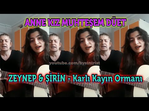 Zeynep & Şirin - Karlı Kayın Ormanı | Annesiyle Düet Yapan Kız | Karlı Kayın Ormanında | voasirin